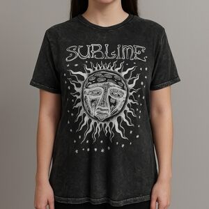 Sublime Rock Tshirt Dark Wash Size Small